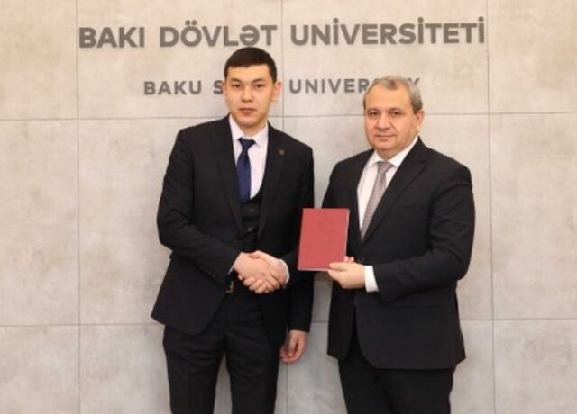 <p>BDU və Qazax Milli Universiteti arasında ikili diplom proqramının ilk buraxılışı olub</p>