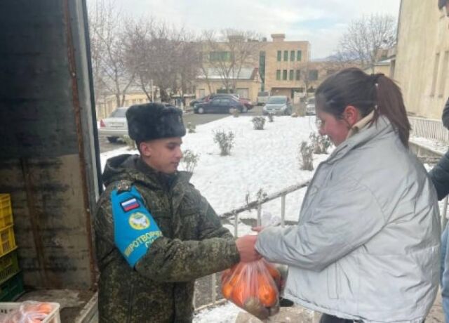 Qarabağda yaşayan ermənilərə humanitar yardım verildi