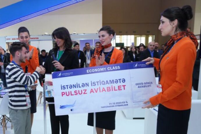 <p>Bakıda Beynəlxalq “Turizm və Səyahətlər” sərgisi keçirilib- Araz Məmmədov (FOTO=34)</p>