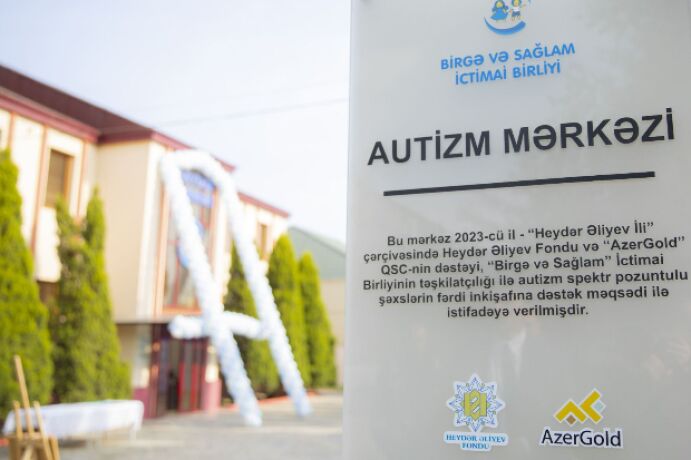 <p>Heydər Əliyev Fondunun təşəbbüsü, “AzerGold” QSC-nin dəstəyi ilə Gəncədə Autizm Mərkəzi istifadəyə verilib (FOTO=14)</p>