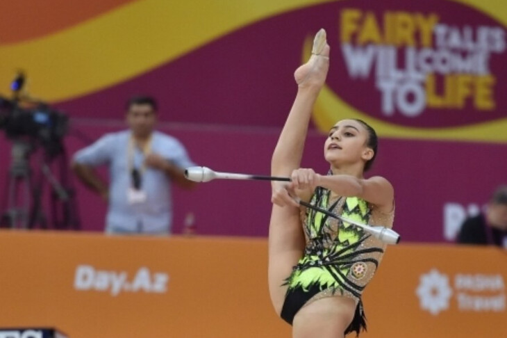 <p>BƏDİİ GİMNASTİKA: Bədii gimnastika üzrə Azərbaycan yığması Dünya Kubokunda </p>
