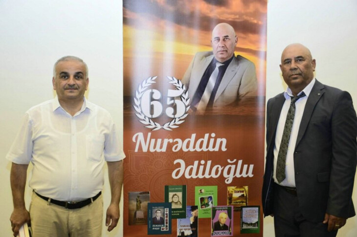 <p>Masallıda yazıçı-publisist Nurəddin Ədiloğlunun 65 illik yubileyi keçirildi (FOTO=15)</p>

<p> </p>