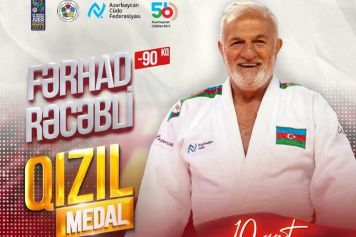 <p>CÜDO: Fərhad Rəcəblə 9-cu dəfə Avropa çempionu olub</p>