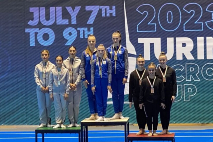 <p>AKROBATİKA: Akrobatlarımız İtaliyada qızıl və gümüş medal qazanıblar </p>