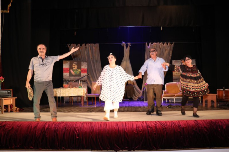 <p>Milli teatrın yaranmasının 150 illiyinə həsr edilmiş tədbirlər çərçivəsində</p>