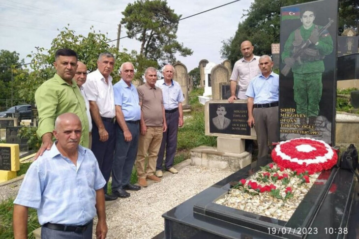 <p>Masallıda I Qarabağ müharibəsi şəhidinin xatirəsi anılıb</p>