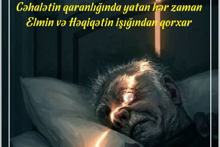 <p>Əli İbrahimbəyli: Bəzi insanlar qaranlıqda yatanda işıqdan qorxduğu kimi, elmdən, həqiqətdən də o cür qorxur...</p>