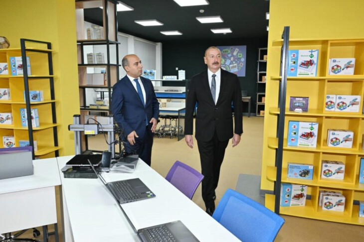 <p>İlham Əliyev Xırdalan şəhər 11 nömrəli tam orta məktəbin yeni binasının açılışında iştirak edib (FOTO=29)</p>