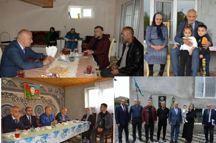 <p>Masallı RİH başçısı şəhid ailələrini ziyarət edib (FOTO=8)</p>