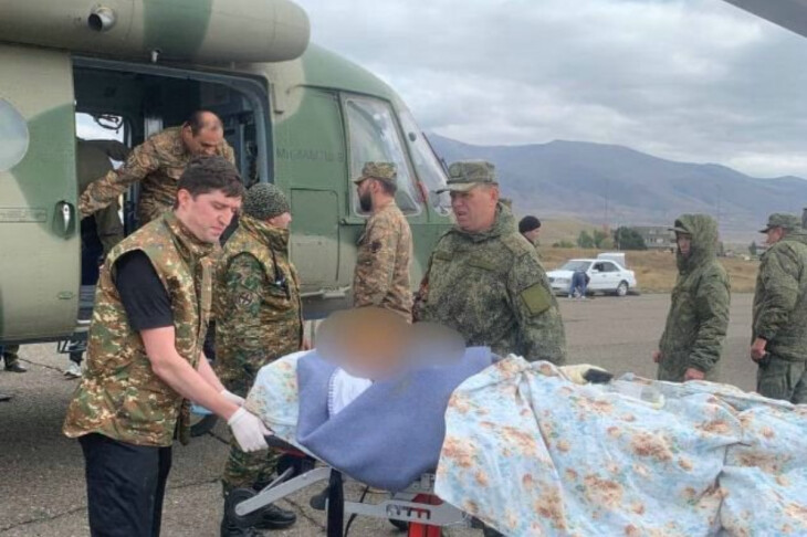 <p>Qarabağdan Ermənistana aparılan 7 yaralı öldü</p>