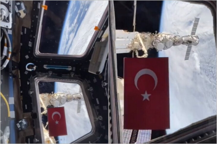 <p>Kosmosda Türkiyənin 100 illik yubileyi qeyd edildi</p>